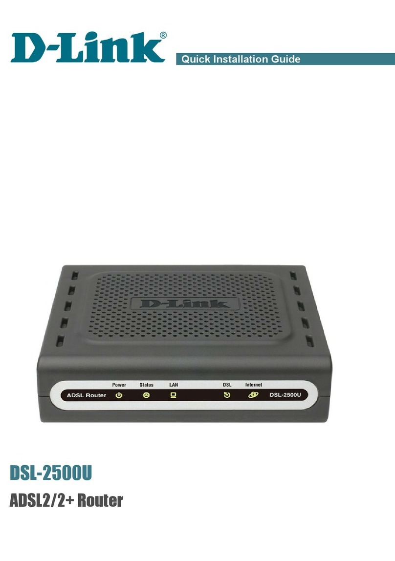 D-Link DSL-2500U User manual