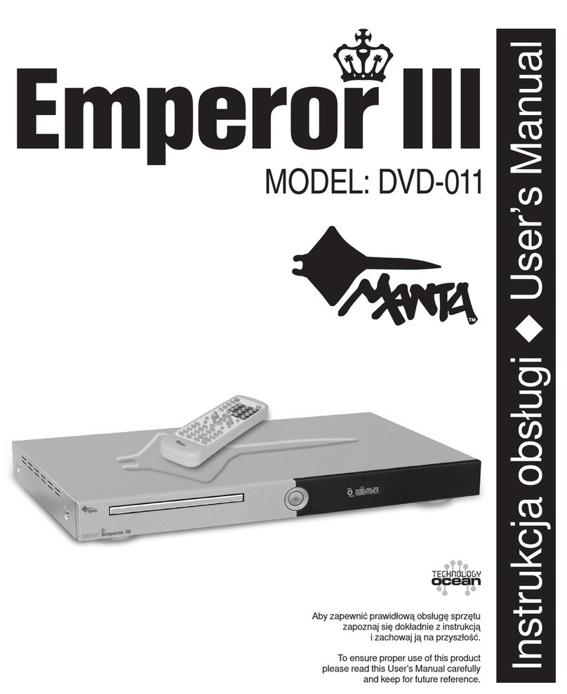 Manta Emeror III User manual