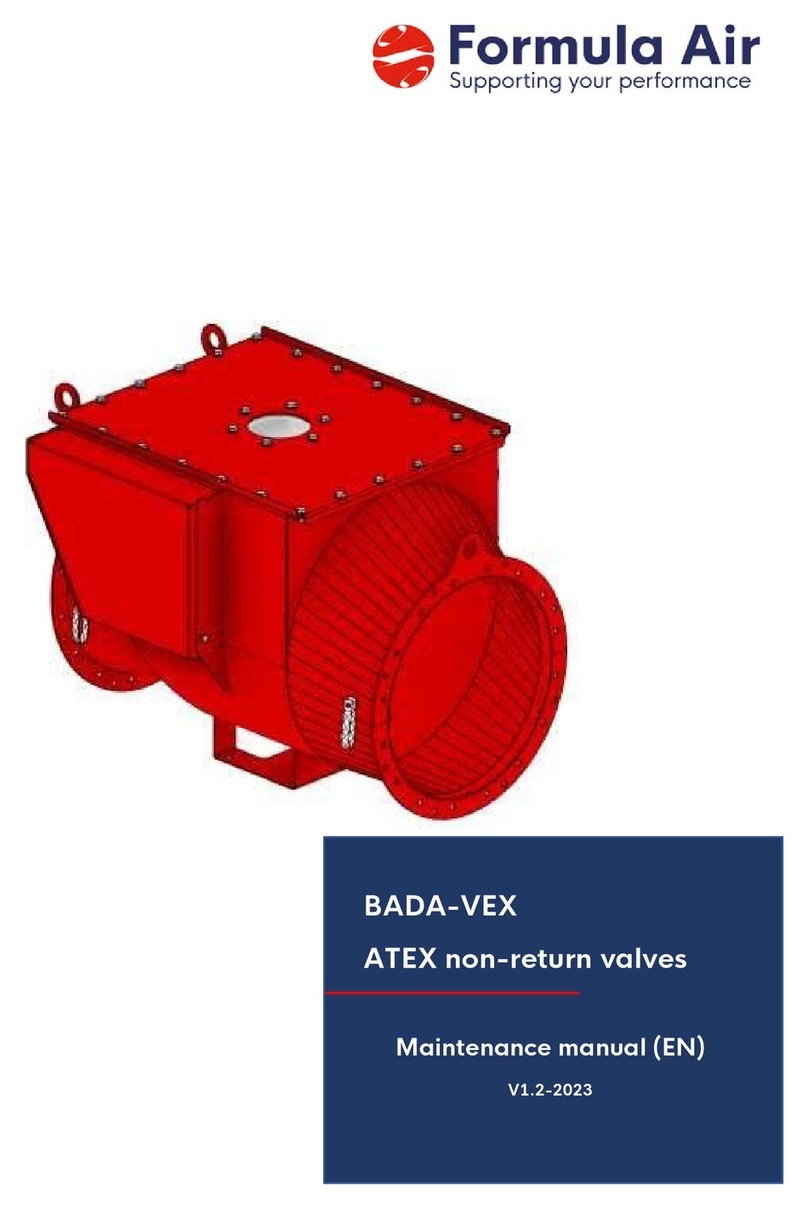 Formula Air BADA-VEX Maintenance manual