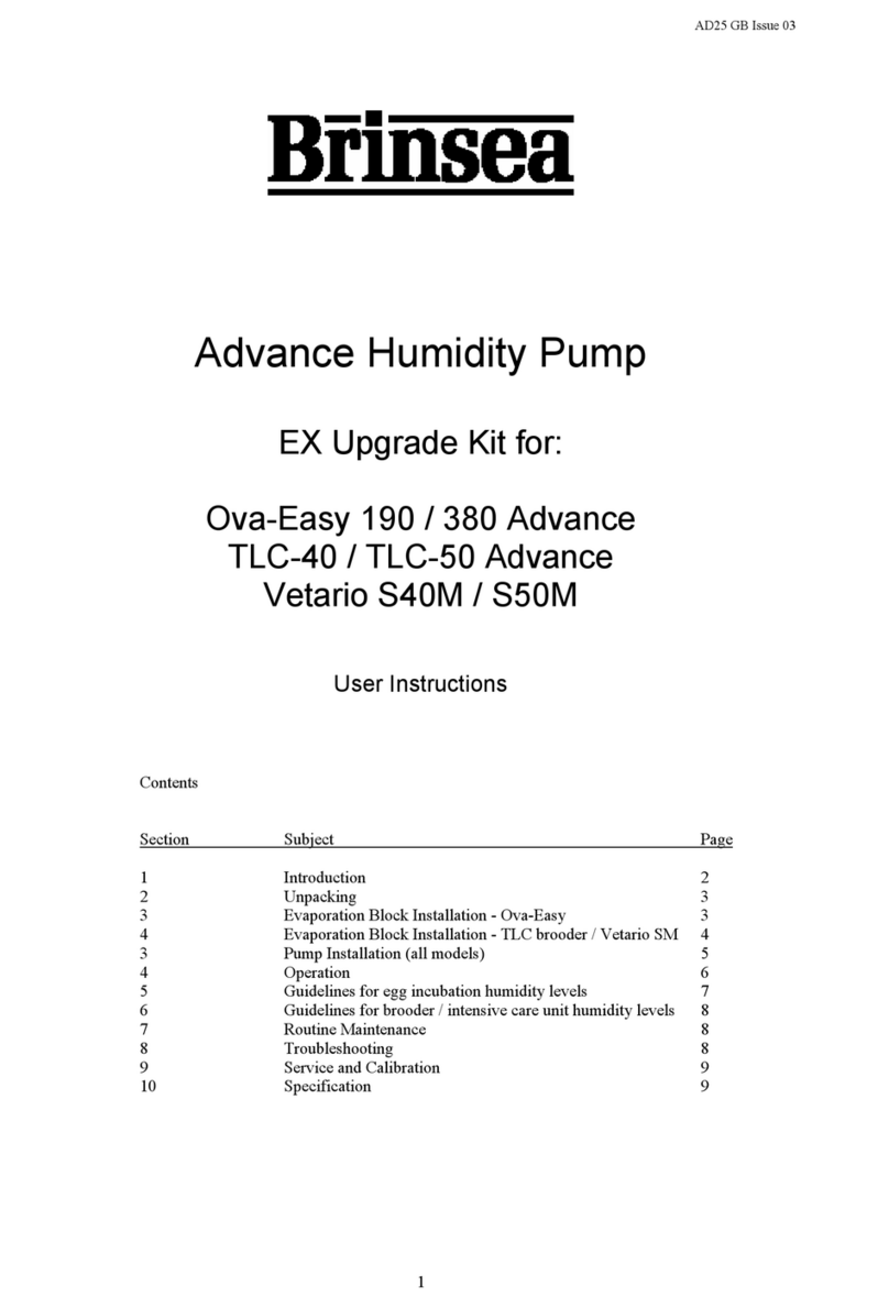 Brinsea EX Upgrade Kit User instructions