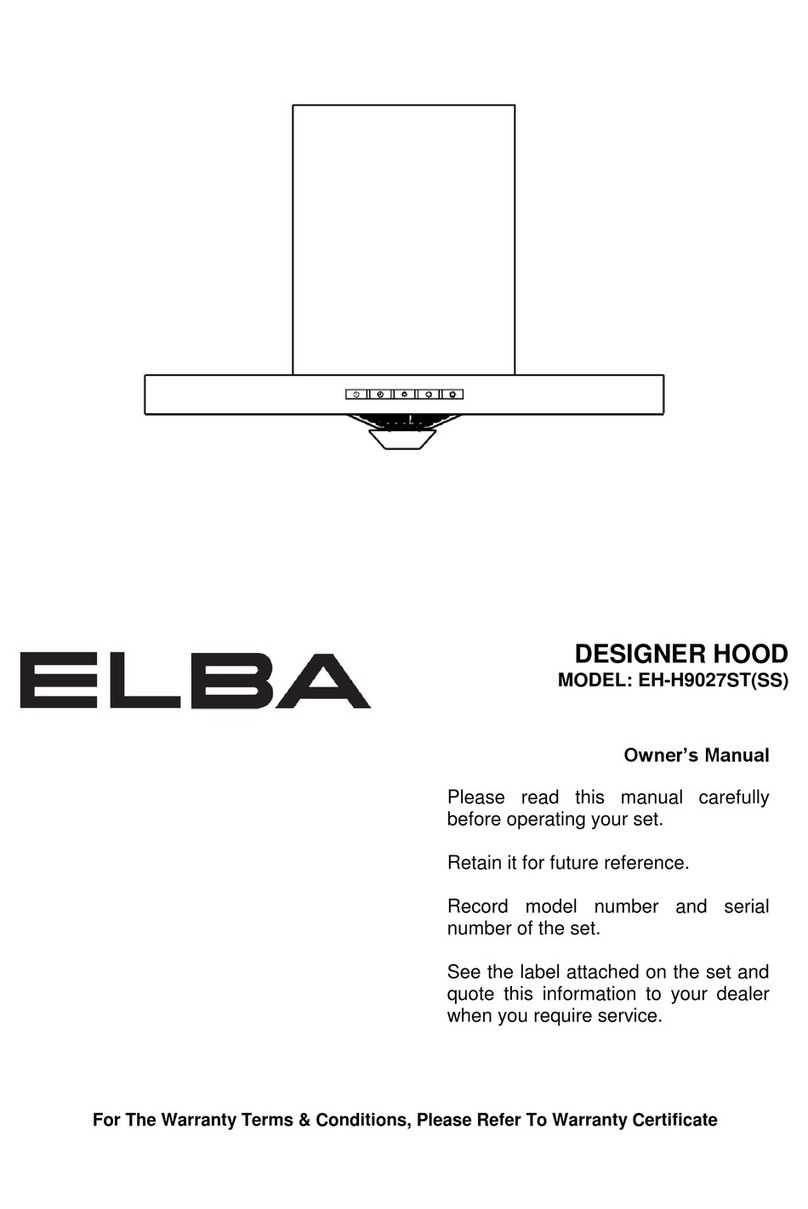 Elba EH-H9027ST owner's manual