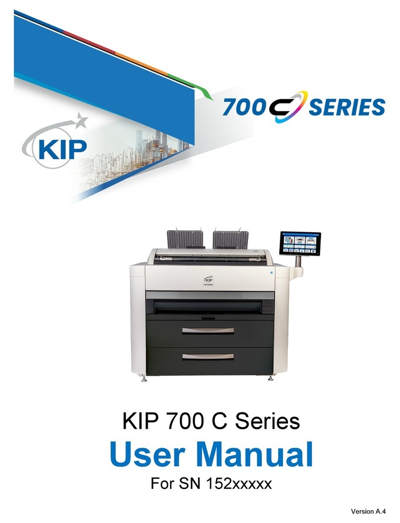 KIP 700 C Series User manual