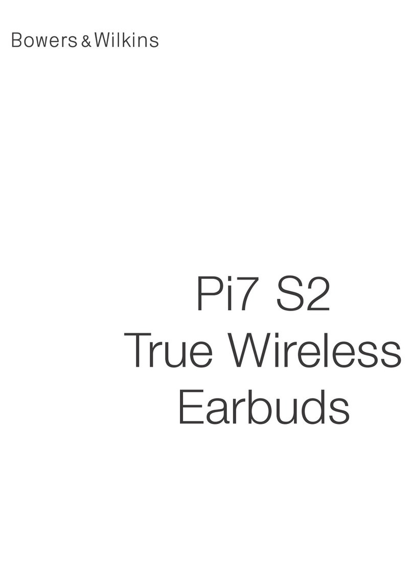 Bowers & Wilkins Pi7 S2 User manual Bowers & Wilkins Pi7 S2 User manual