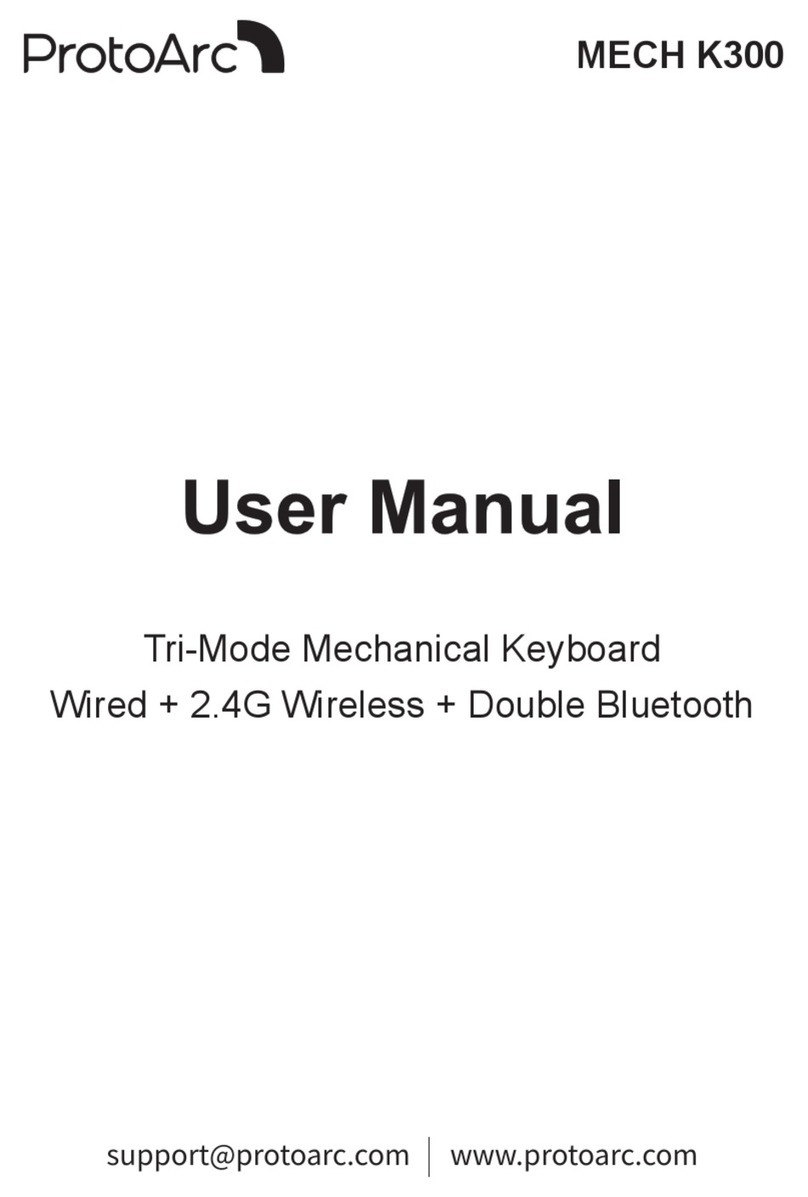 ProtoArc MECH K300 user manual