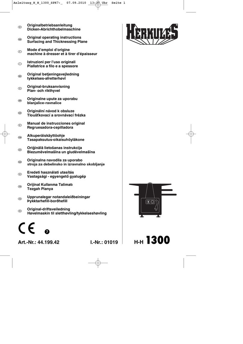 HERKULES H-H 1300 Handling instructions