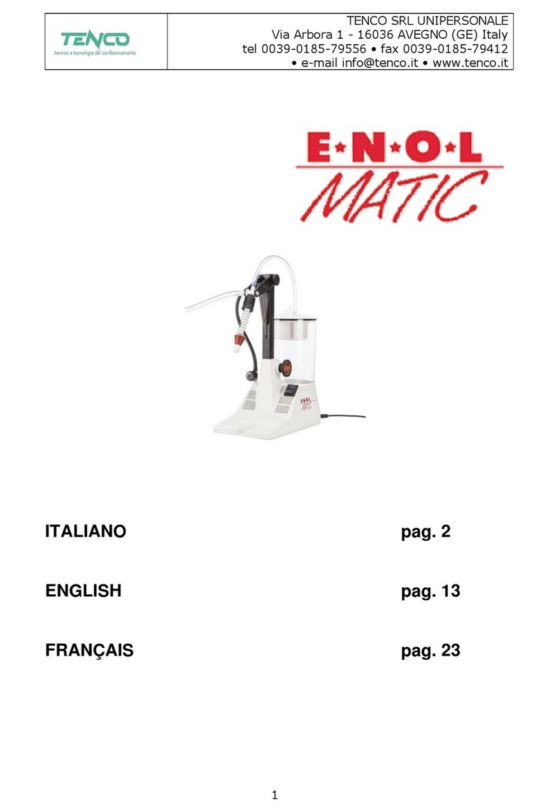 Tenco ENOLMATIC manual Tenco ENOLMATIC manual