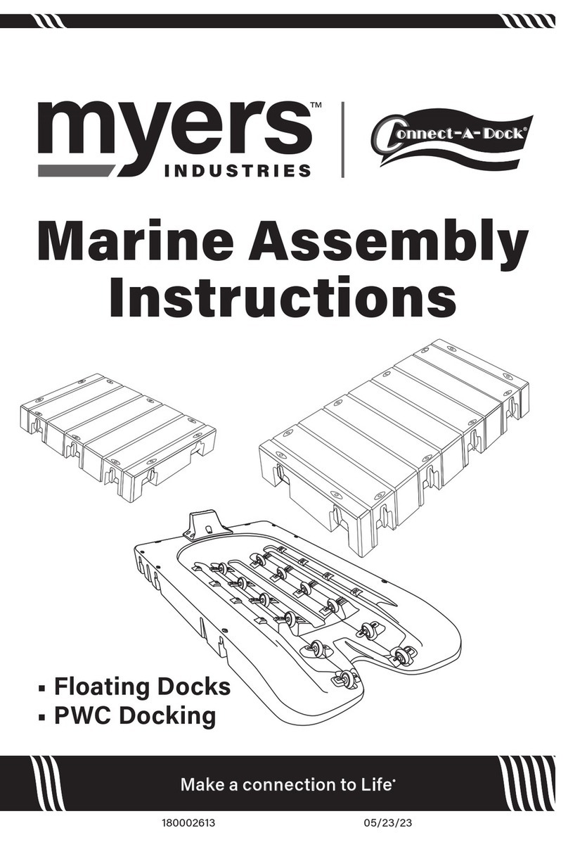 Connect-A-Dock myers 1000 Series Assembly instructions Connect-A-Dock myers 1000 Series Assembly instructions