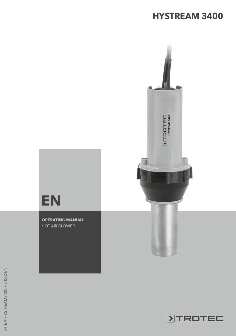 Trotec HYSTREAM 3400 operating manual