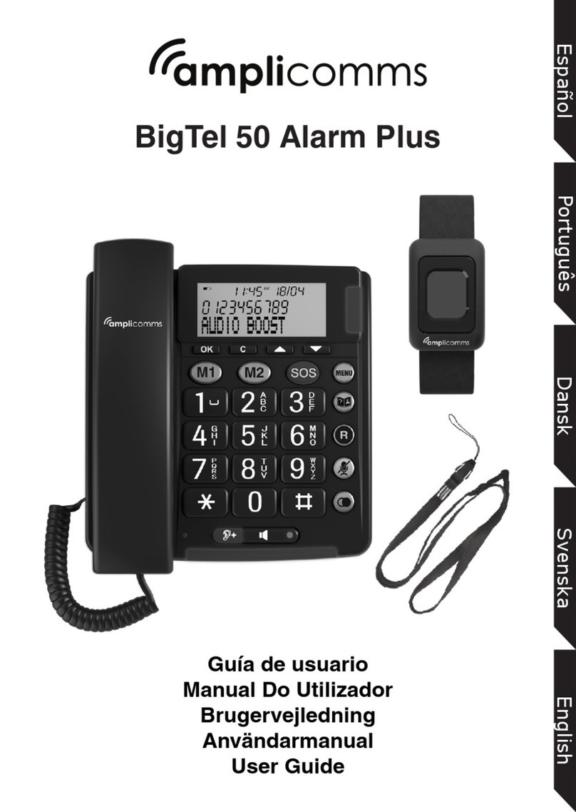 Amplicomms bigtel 50 alarm plus User manual