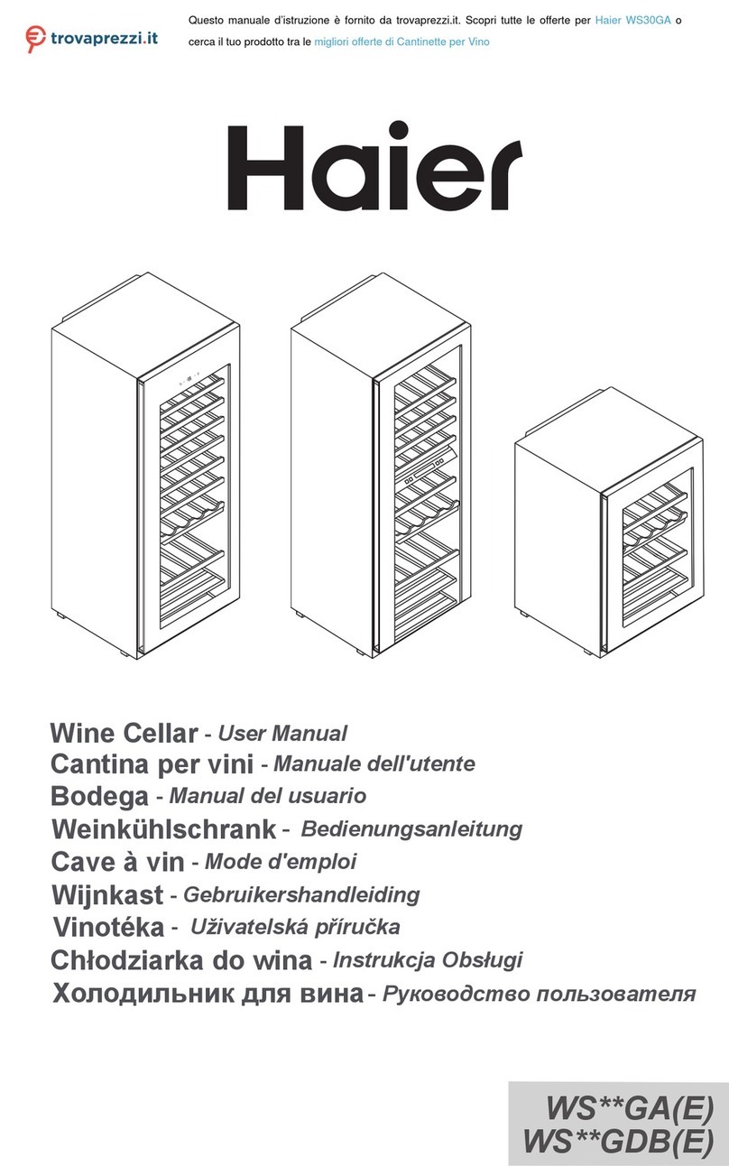 Haier WS GA Series User manual Haier WS GA Series User manual