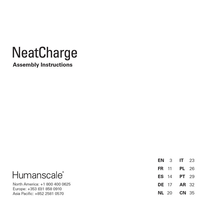 Humanscale NeatCharge User manual