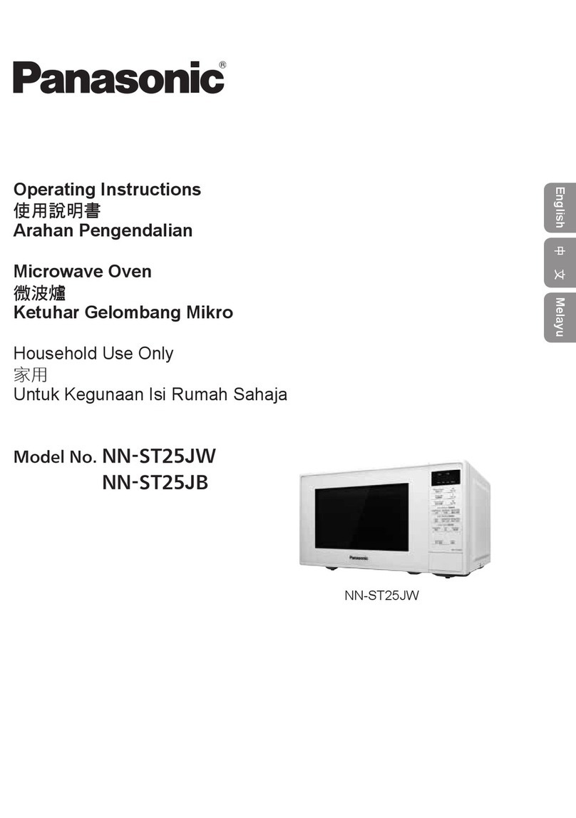 Panasonic NN-ST25JW operating instructions