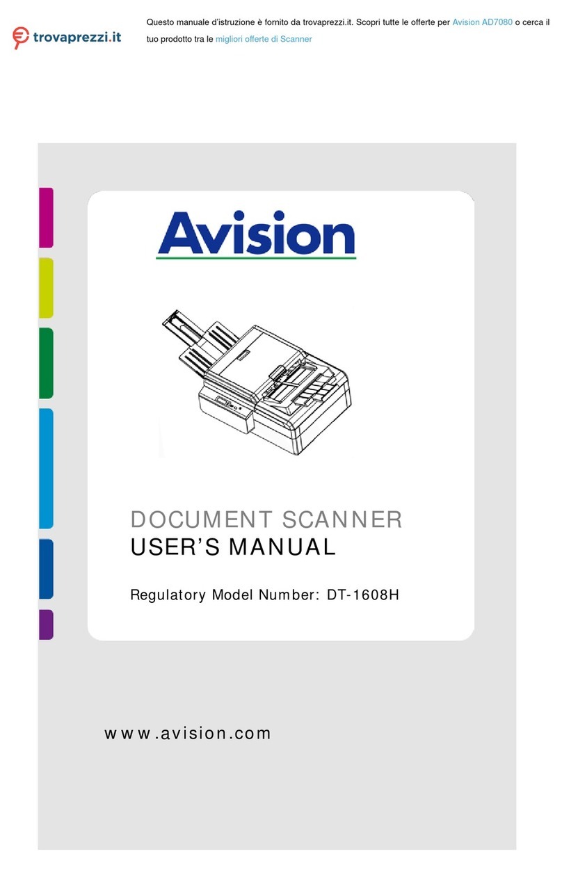 Avision DT-1608H User manual