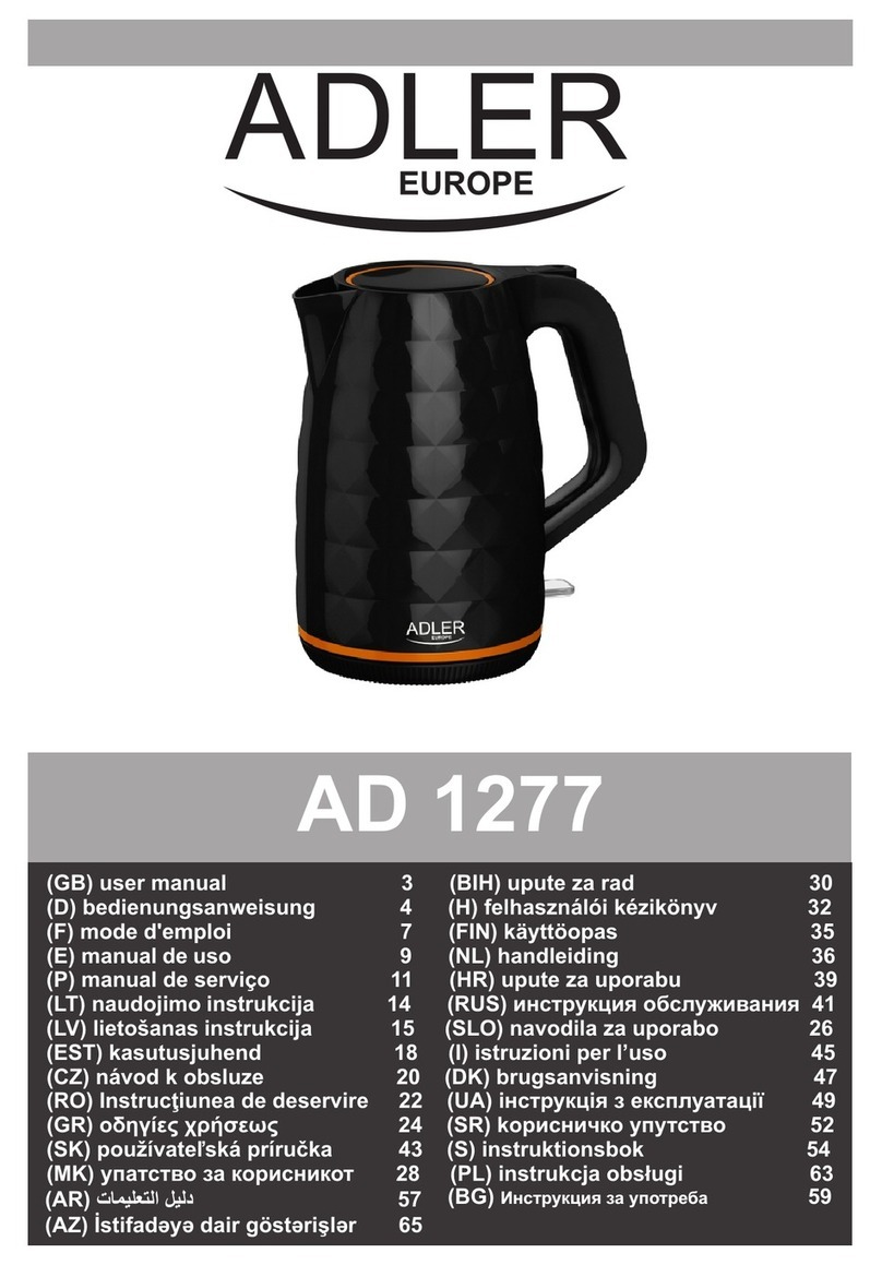 Adler Europe AD 1277 user manual