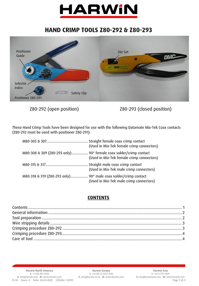Harwin Z80-293 User manual Harwin Z80-293 User manual