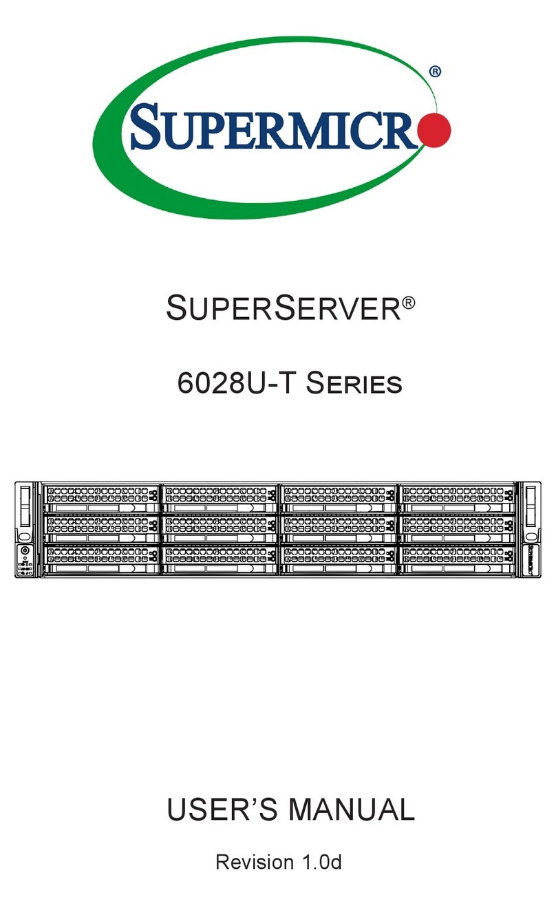 Supermicro SUPERSERVER 6028U-T Series User manual Supermicro SUPERSERVER 6028U-T Series User manual