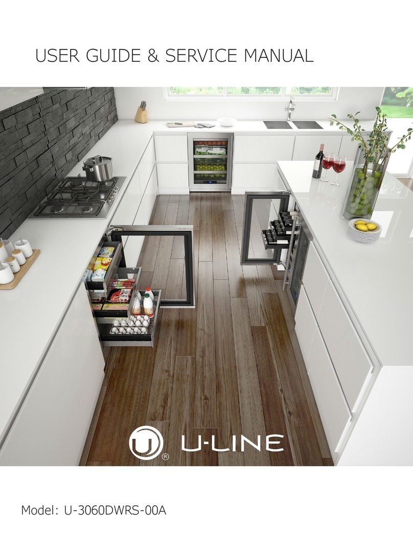 U-Line U-3060DWRS-00A User guide & service manual