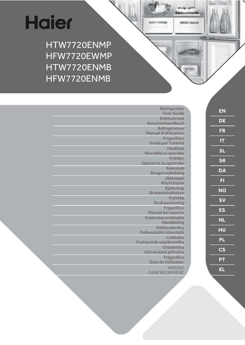 Haier FD 70 7 Series User manual Haier FD 70 7 Series User manual