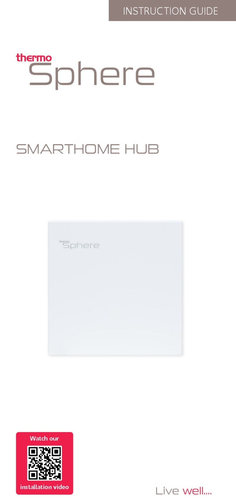 Thermo Sphere SMARTHOME HUB Manual