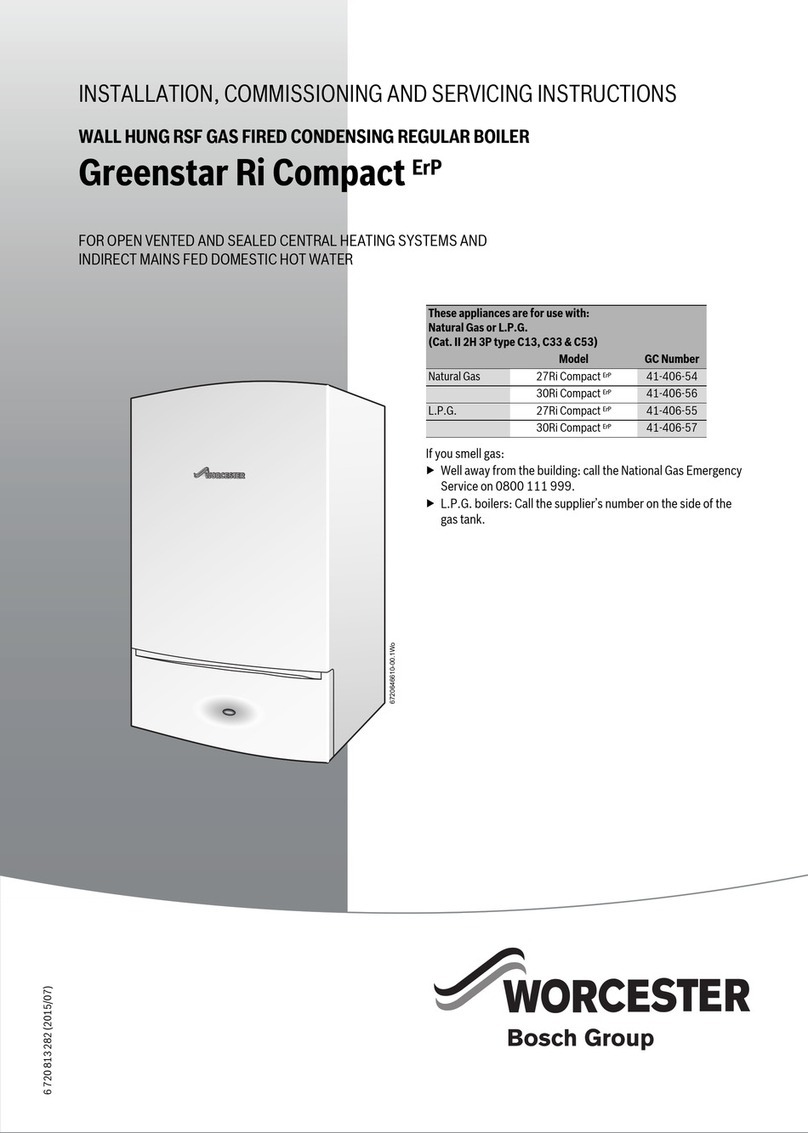 Worcester Greenstar Ri Compact ErP User guide