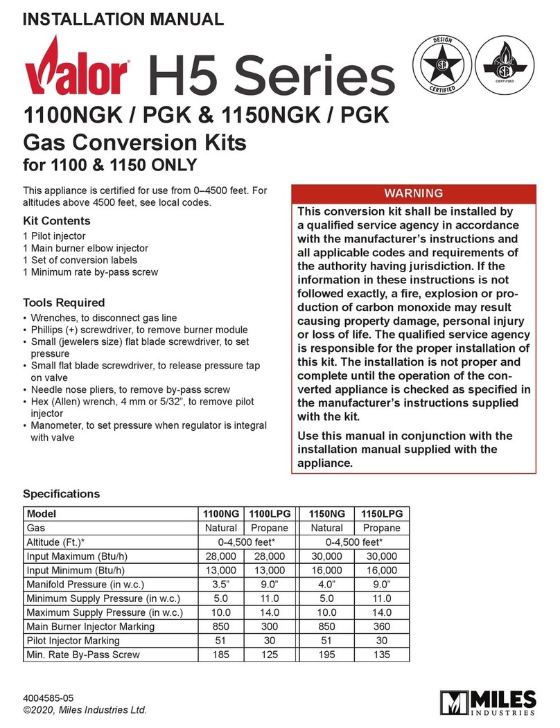 Miles Valor H5 Series installation manual Miles Valor H5 Series installation manual