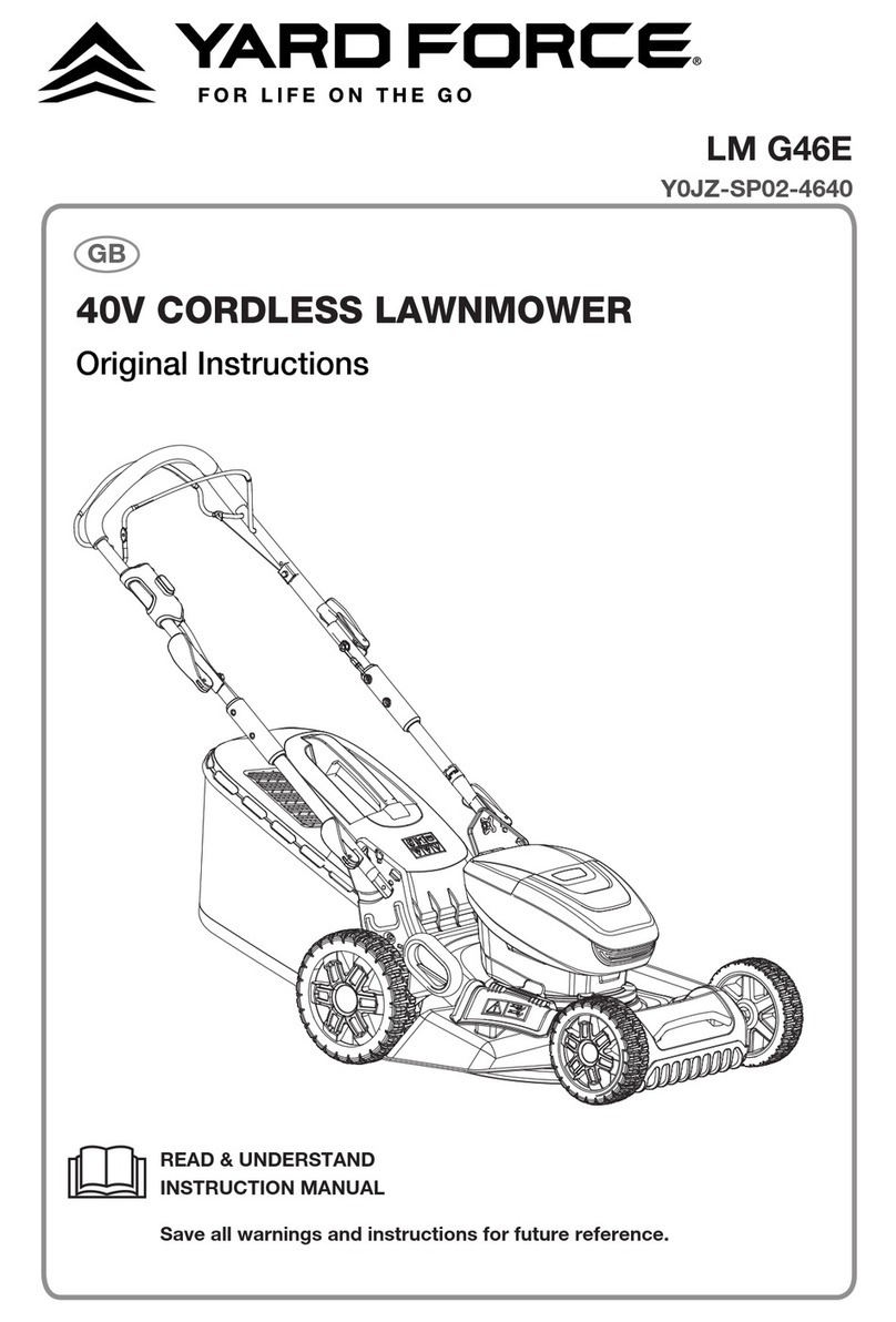 Yard force LM G46E User manual