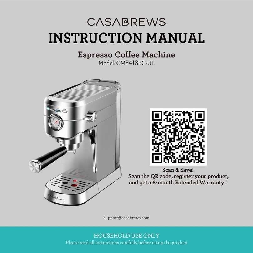 CASABREWS CM5418BC-UL instruction manual