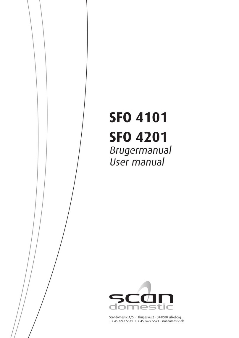 Scandomestic SFO 4101 User manual