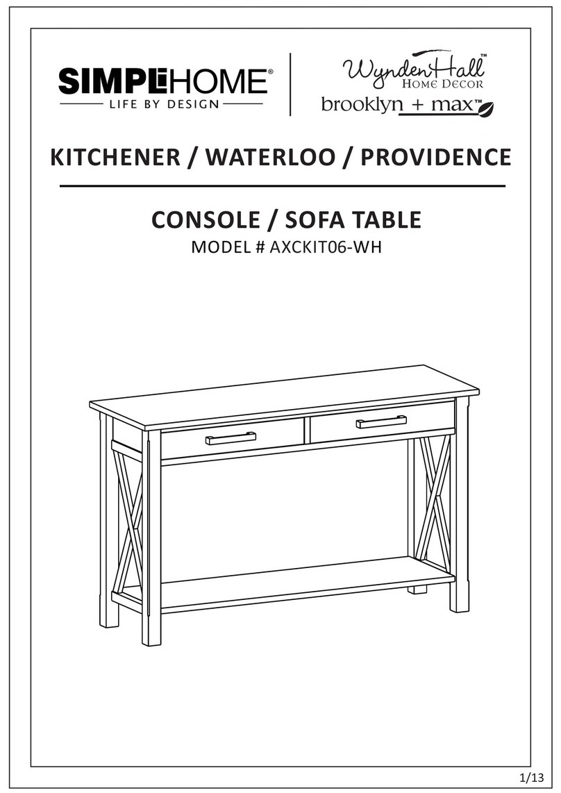 Simpli Home WyndenHall brooklyn+max AXCKIT06 -WH manual