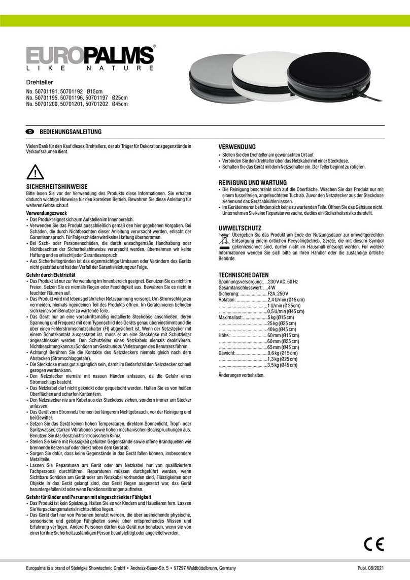 EuroLite 50701191 user manual EuroLite 50701191 user manual