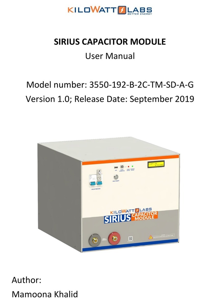 Kilowatt Labs 3550-192-B-2C-TM-SD-A-G user manual Kilowatt Labs 3550-192-B-2C-TM-SD-A-G user manual