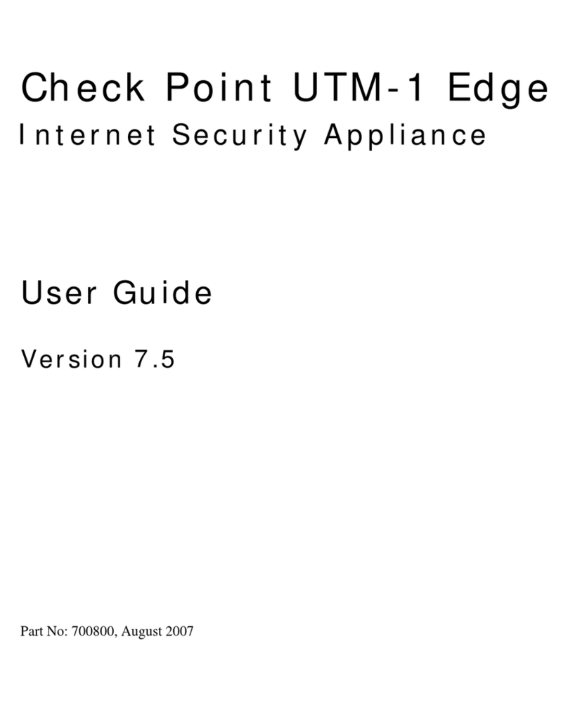 Checkpoint UTM-1 Edge W16 User manual