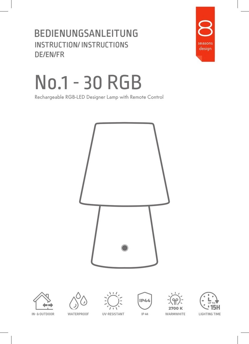 8 seasons design No.1 30 RGB instructions