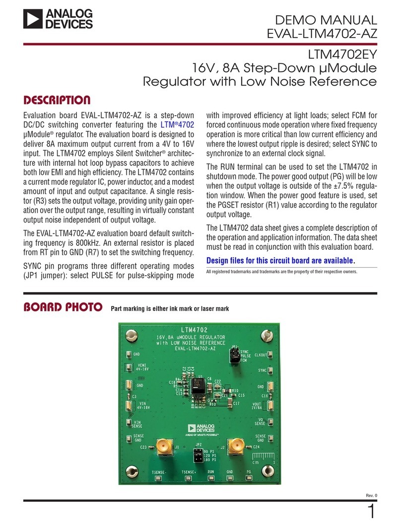 Analog Devices EVAL-LTM4702-AZ Quick setup guide