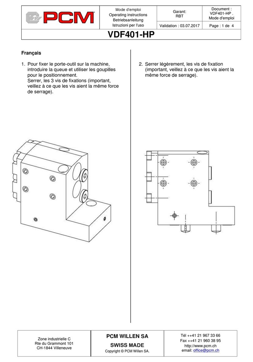 PCM VDF401-HP operating instructions