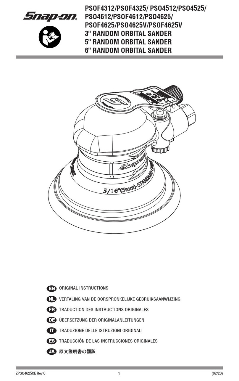 Snap-On PSOF4312 Original instructions