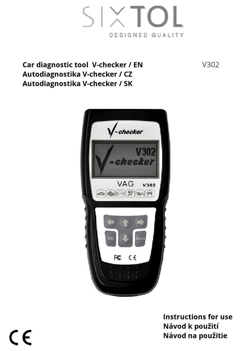 SIXTOL V-checker User manual
