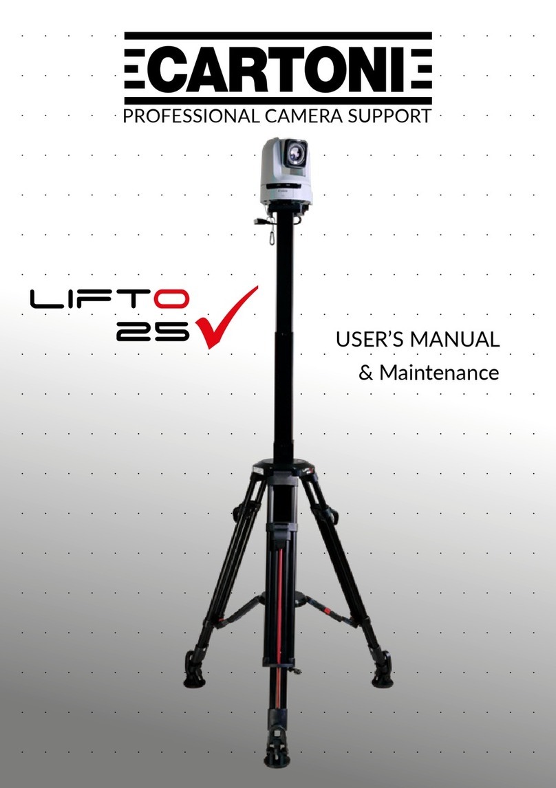 Cartoni LIFTO 25 user manual