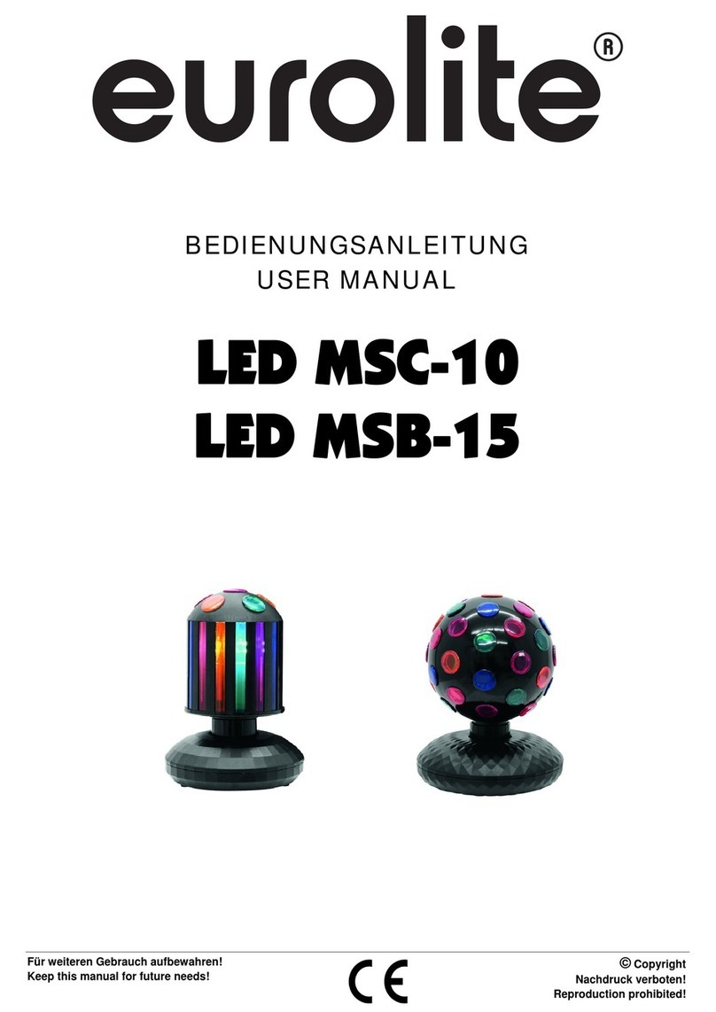 EuroLite LED MSC-10 User manual