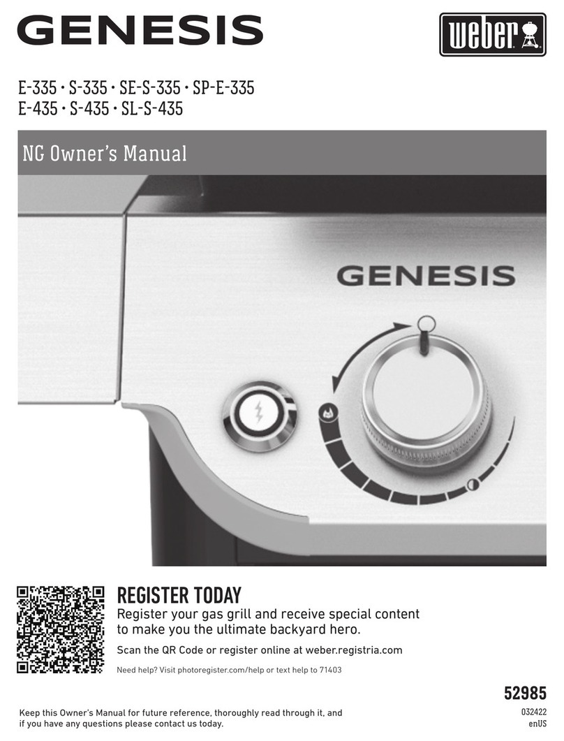Weber GENESIS SE-S-335 User manual