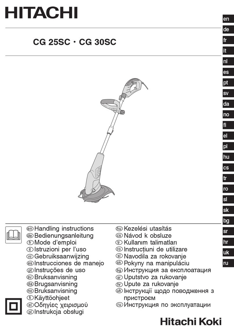 Hitachi CG25SCWA User manual