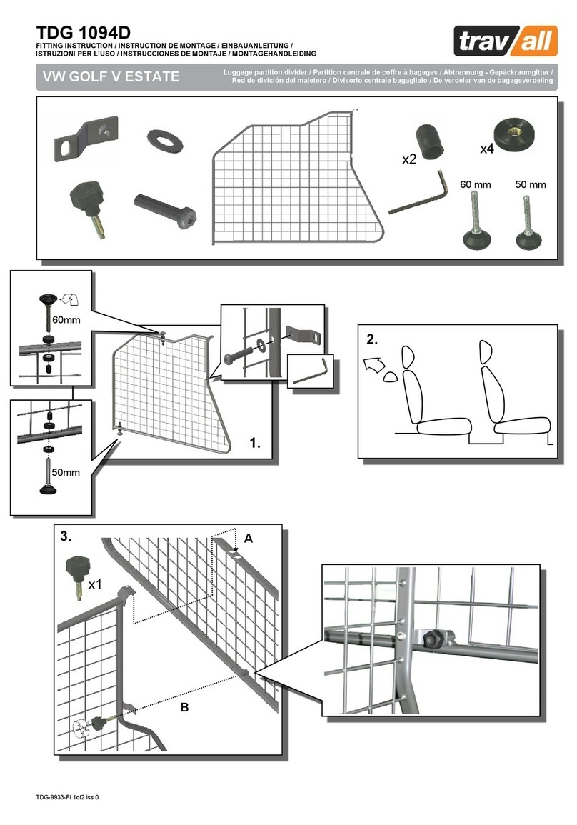 travall TDG 1094D FITTING INSTRUCTION
