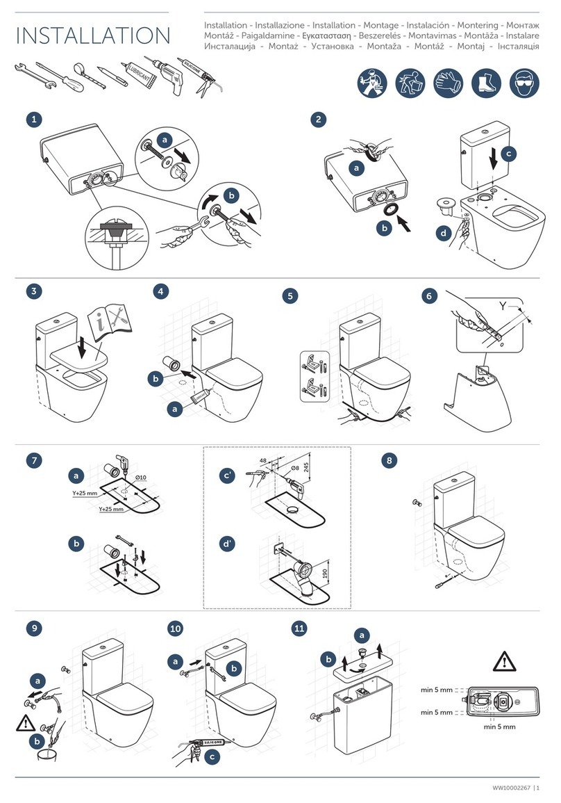 Ideal-Standard i.life A T4529 Installation Ideal-Standard i.life A T4529 Installation