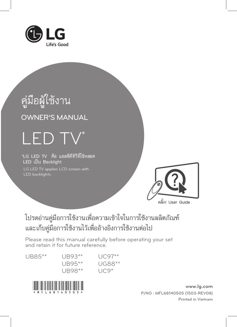 LG UB85 Series User manual