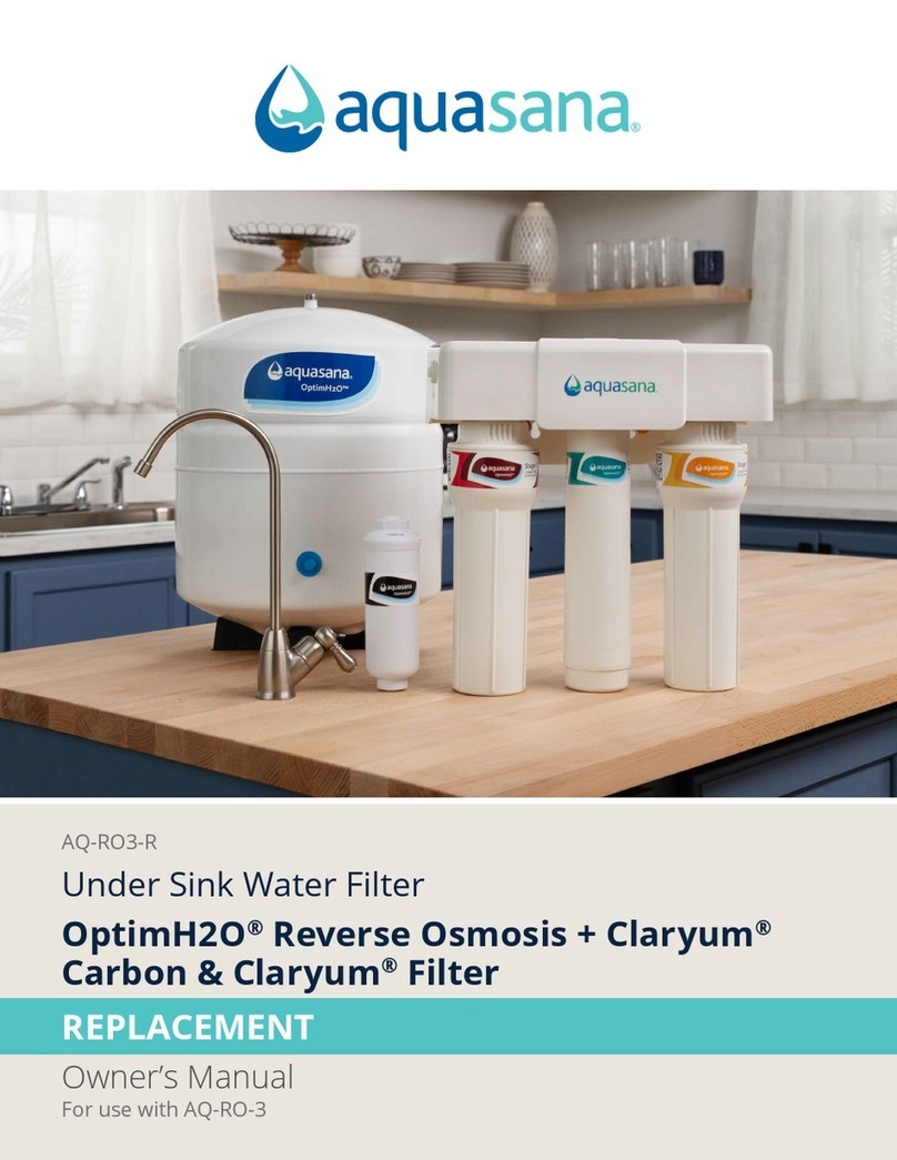 Aquasana OptimH2O AQ-RO3-R owner's manual