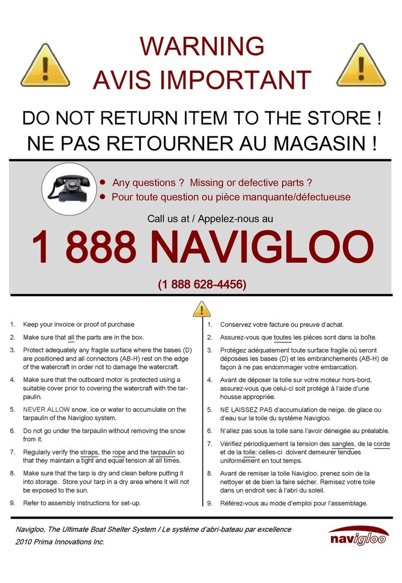 Navigloo PLUS 1419 Assembly instructions Navigloo PLUS 1419 Assembly instructions