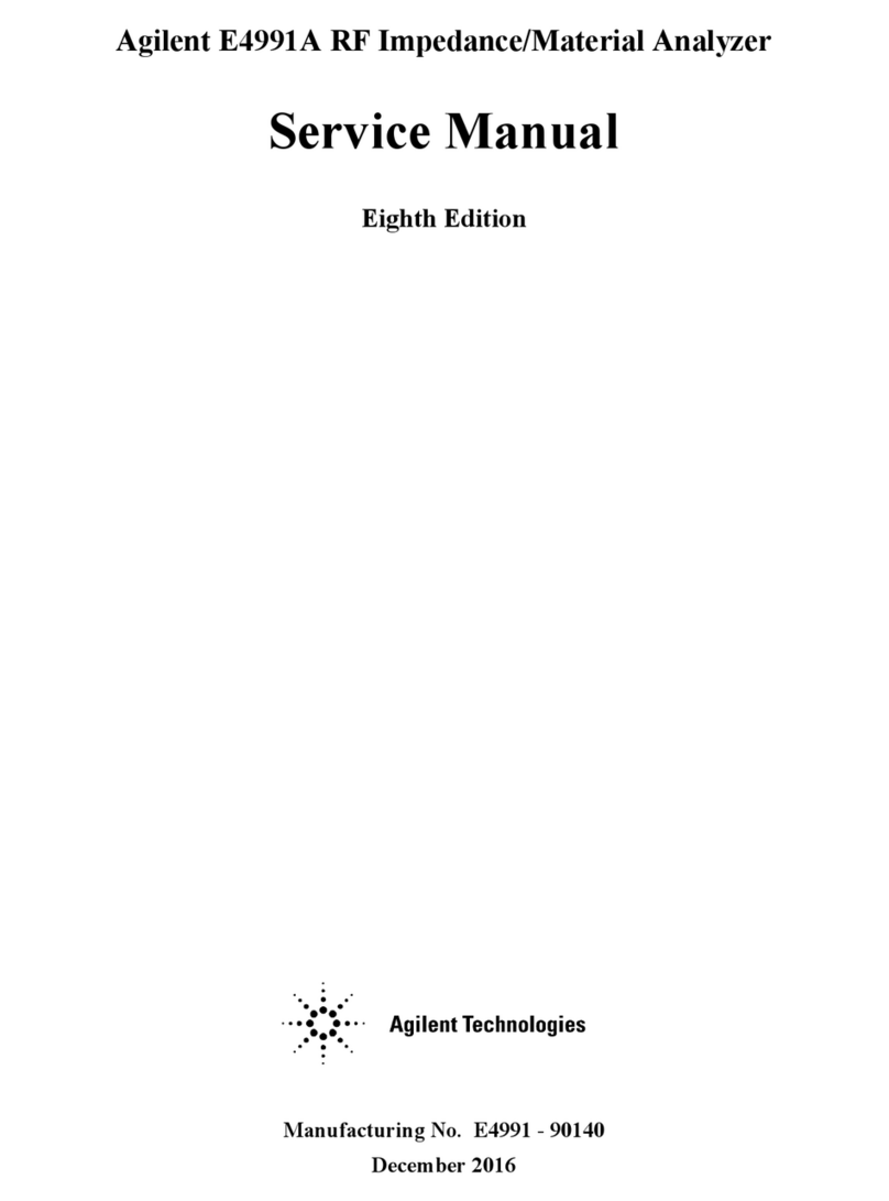 Agilent Technologies E4991A Service manual