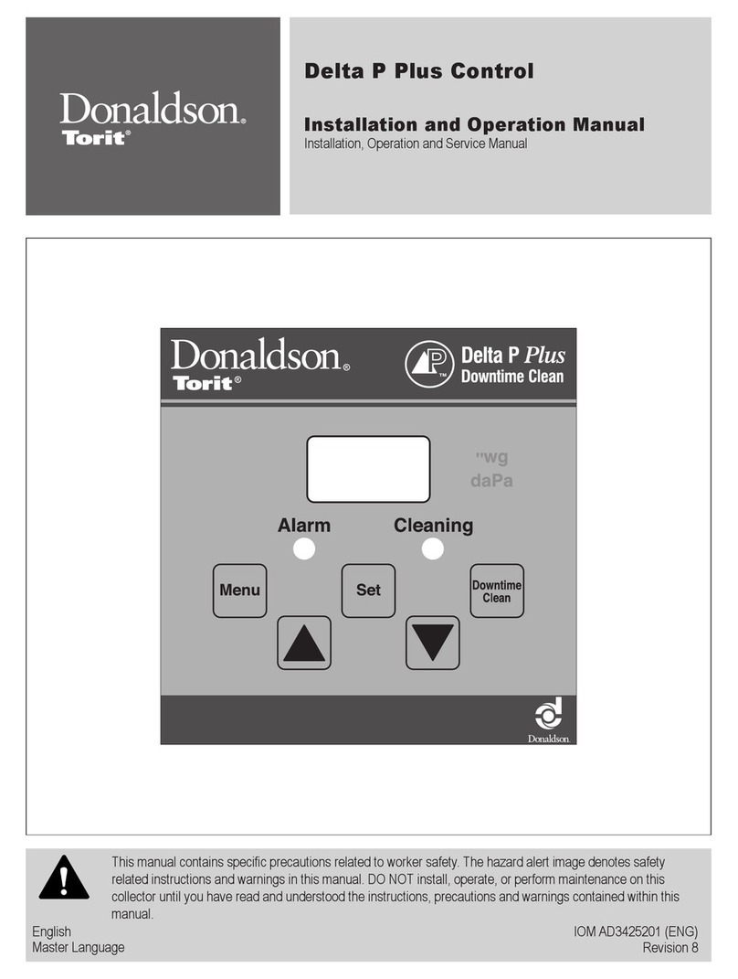 Donaldson Torit Delta P Plus User manual