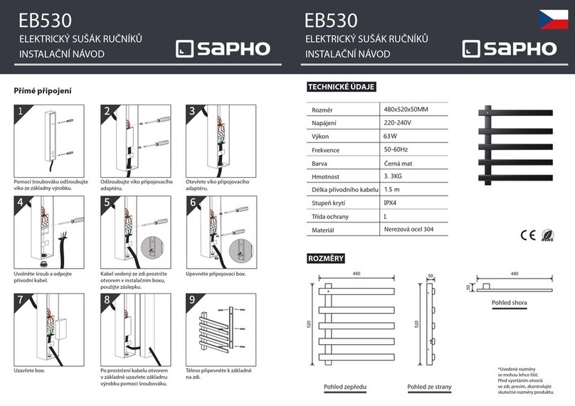Sapho EB530 User manual