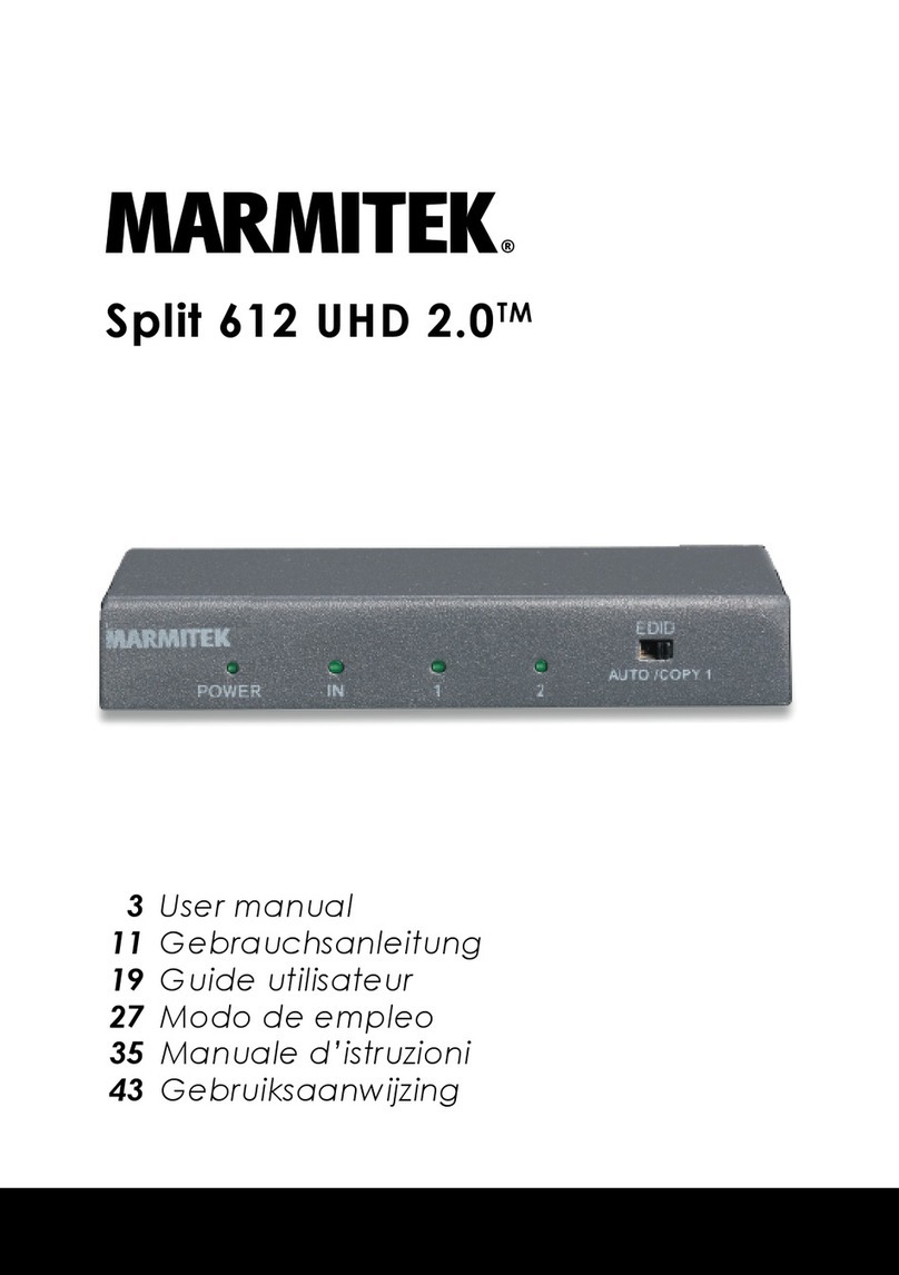 Marmitek Split 612 UHD 2.0 user manual